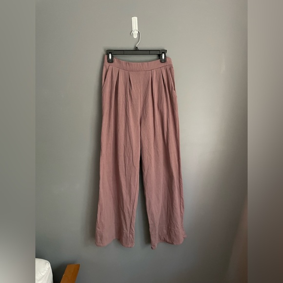 Free People Beach Roxanne Blossom Wide Leg Pleated Pants Size Medium - Picture 2 of 6